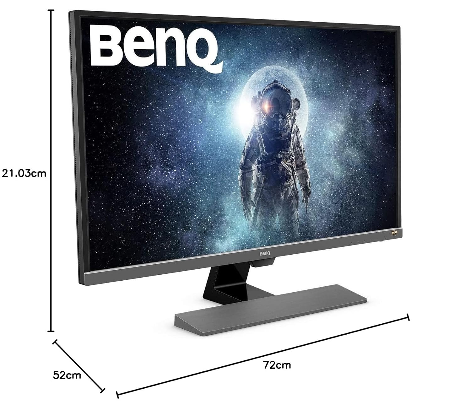 Benq 4K Ultra HD LED Backlit VA Panel Premium HDR10 Bezel-Less, Anti-Glare, Brightness Intelligence Plus, 2Wx2 Speakers, 95% DCI-P3, HDMI, DP, USB-C monitor Monitor