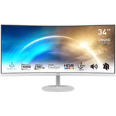 MSI Curved UWQHD LED Backlit VA Panel with 1500R Curvature, HDR Ready, DP, HDMI, 2X2W Inbuilt Speakers, TUV Certified Display, Anti-Flicker, Low Blue Light, VESA mountable design Monitor