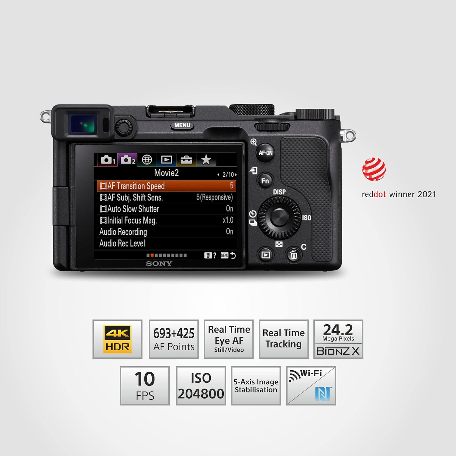 SONY Alpha ILCE-7C Full Frame Mirrorless Camera Body Featuring Eye AF and 4K movie recording