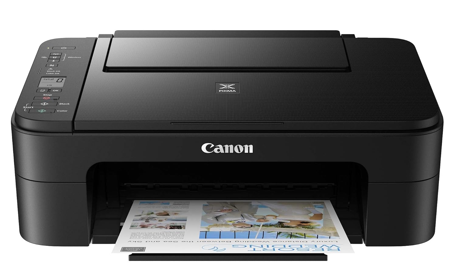Canon PIXMA E3370 2024 Multi-function WiFi Color Inkjet Printer (Borderless Printing) (Ink Cartridge)