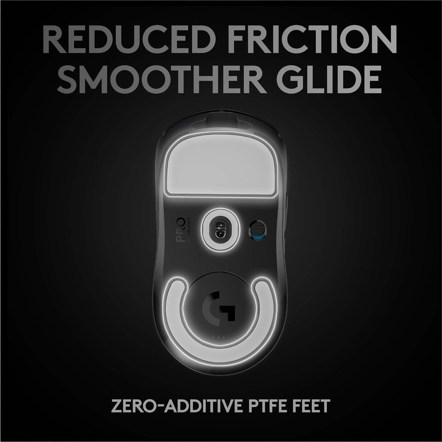 Logitech G PRO X Superlight / Hero 25K Sensor, Adj DPI 25.6K DPI, 5 Programmable Buttons Wireless Optical Gaming Mouse