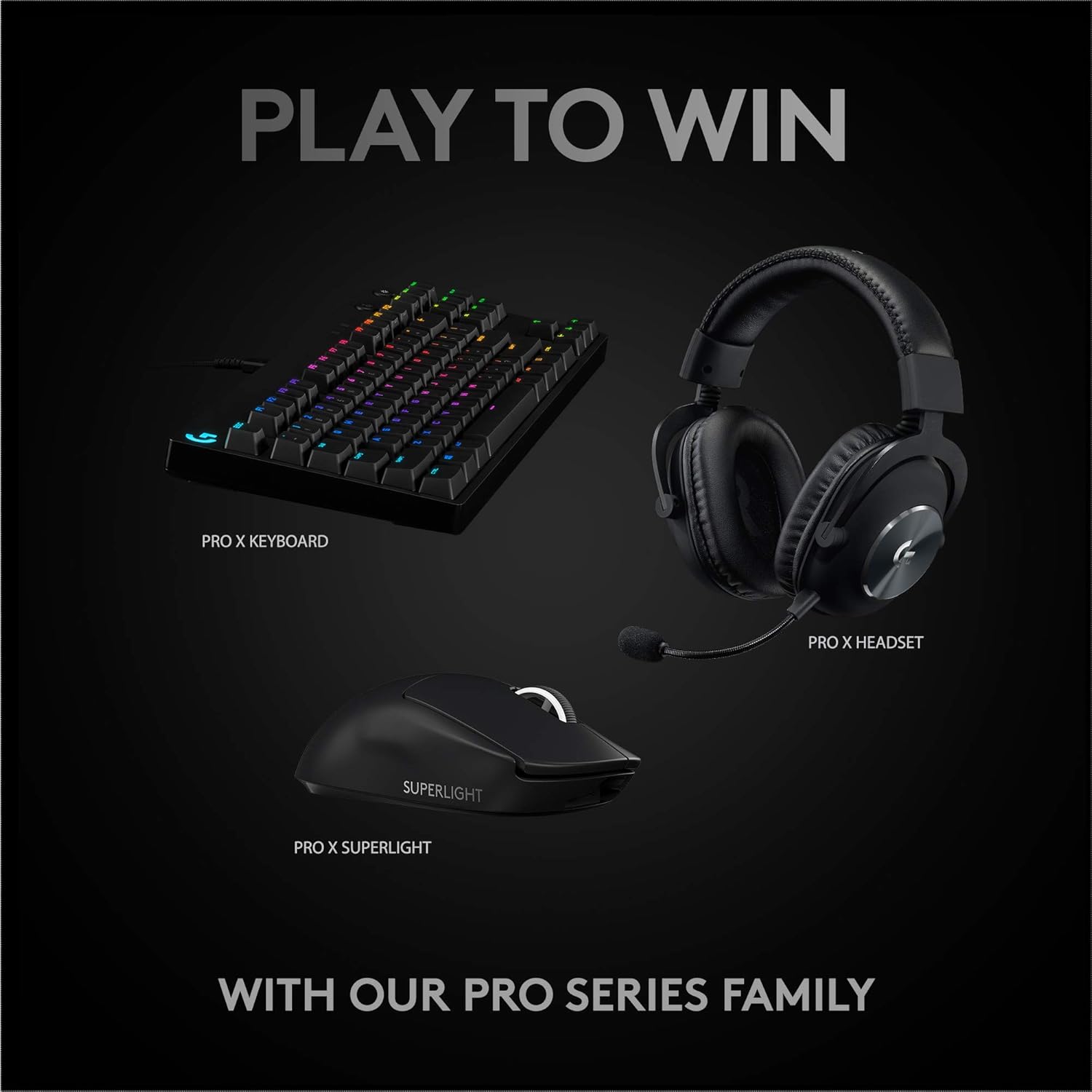 Logitech G PRO X Superlight / Hero 25K Sensor, Adj DPI 25.6K DPI, 5 Programmable Buttons Wireless Optical Gaming Mouse