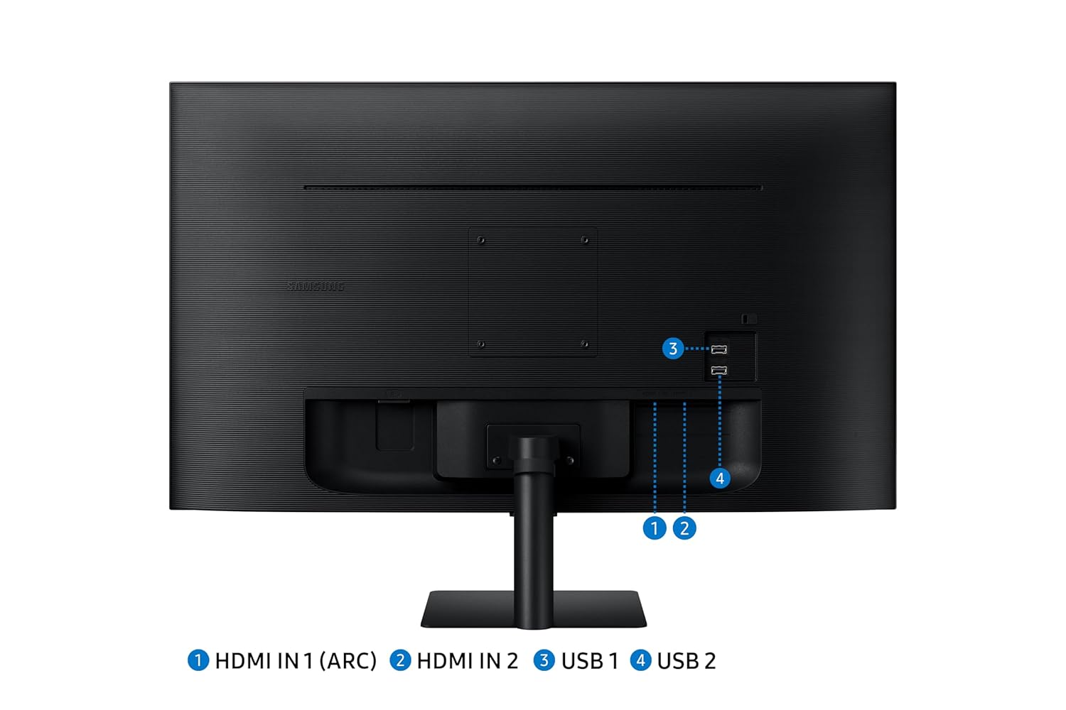 SAMSUNG M5 Full HD VA Panel with Mouse & Keyboard Control, OTT Apps, IoT Hub, Office 365, Workout Tracker, Multiple Ports, Speakers, Remote, Bluetooth Smart Monitor