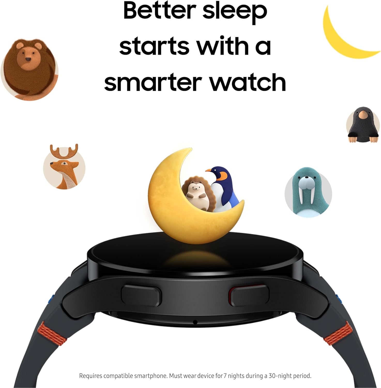 SAMSUNG Galaxy Watch FE, 40mm BT, Sapphire Crystal Display, Sleep Coach, Fall Detection Smart watch