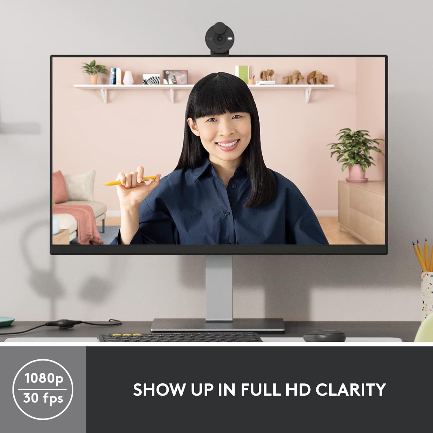 Logitech Brio 300 Full HD Webcam
