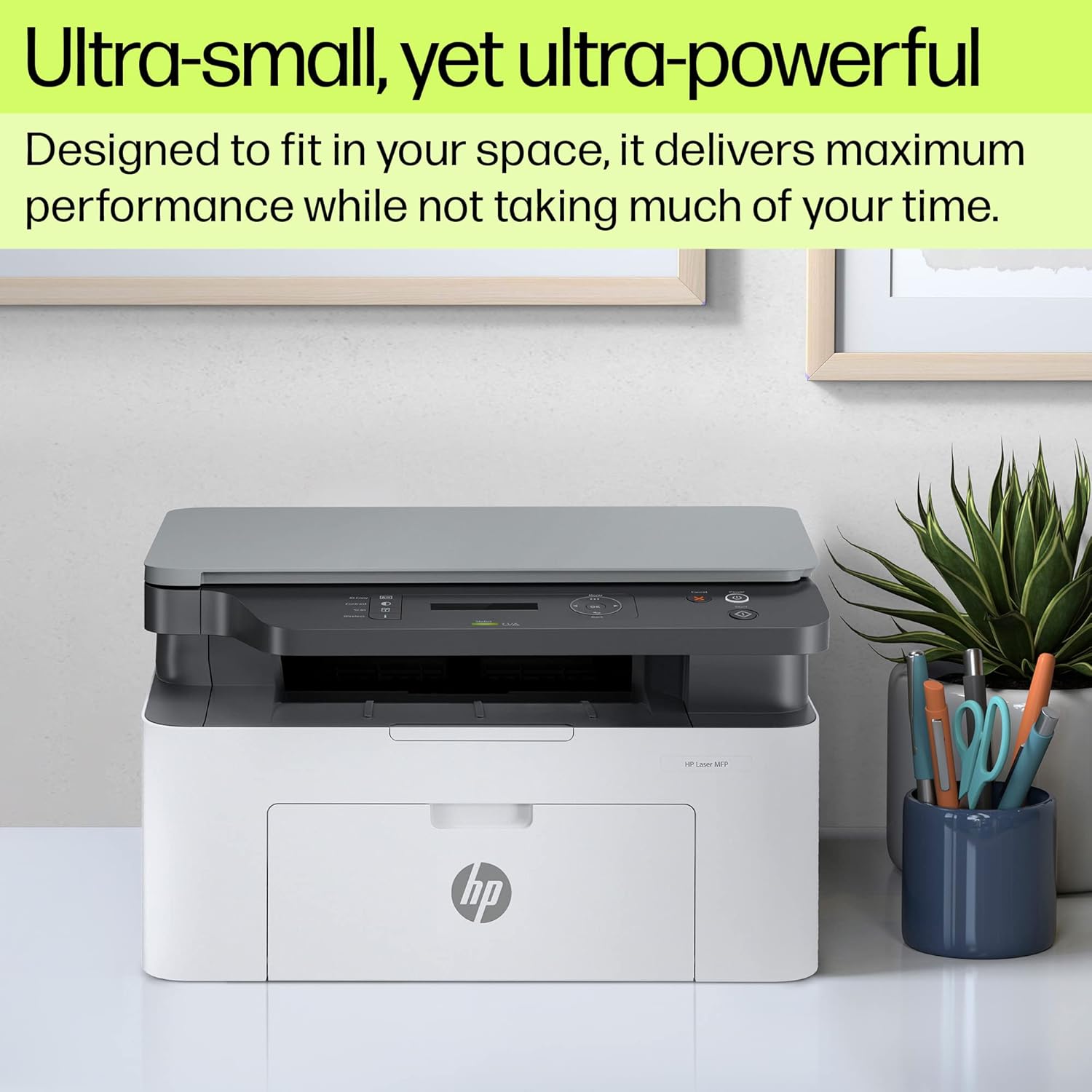 HP MFP 1188A Multi-function Monochrome Laser Printer (Toner Cartridge, 4 Ink Bottles Included)