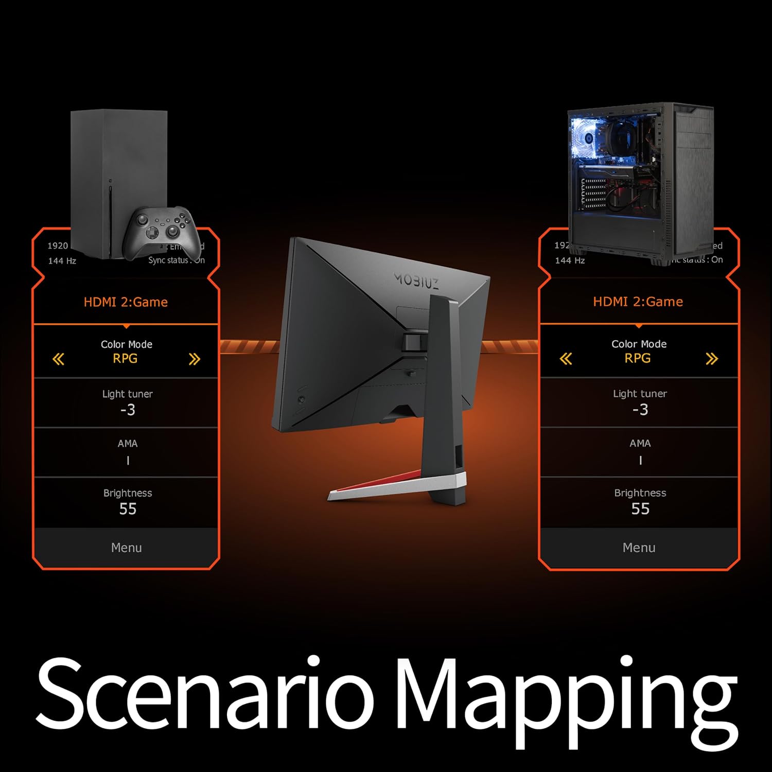 Benq Full HD LED Backlit IPS Panel Bezel-Less HDR with Height Adjust, 99% sRGB, Black Equalizer, 2.5Wx2 treVolo Speakers, HDMI, DP Gaming Monitor