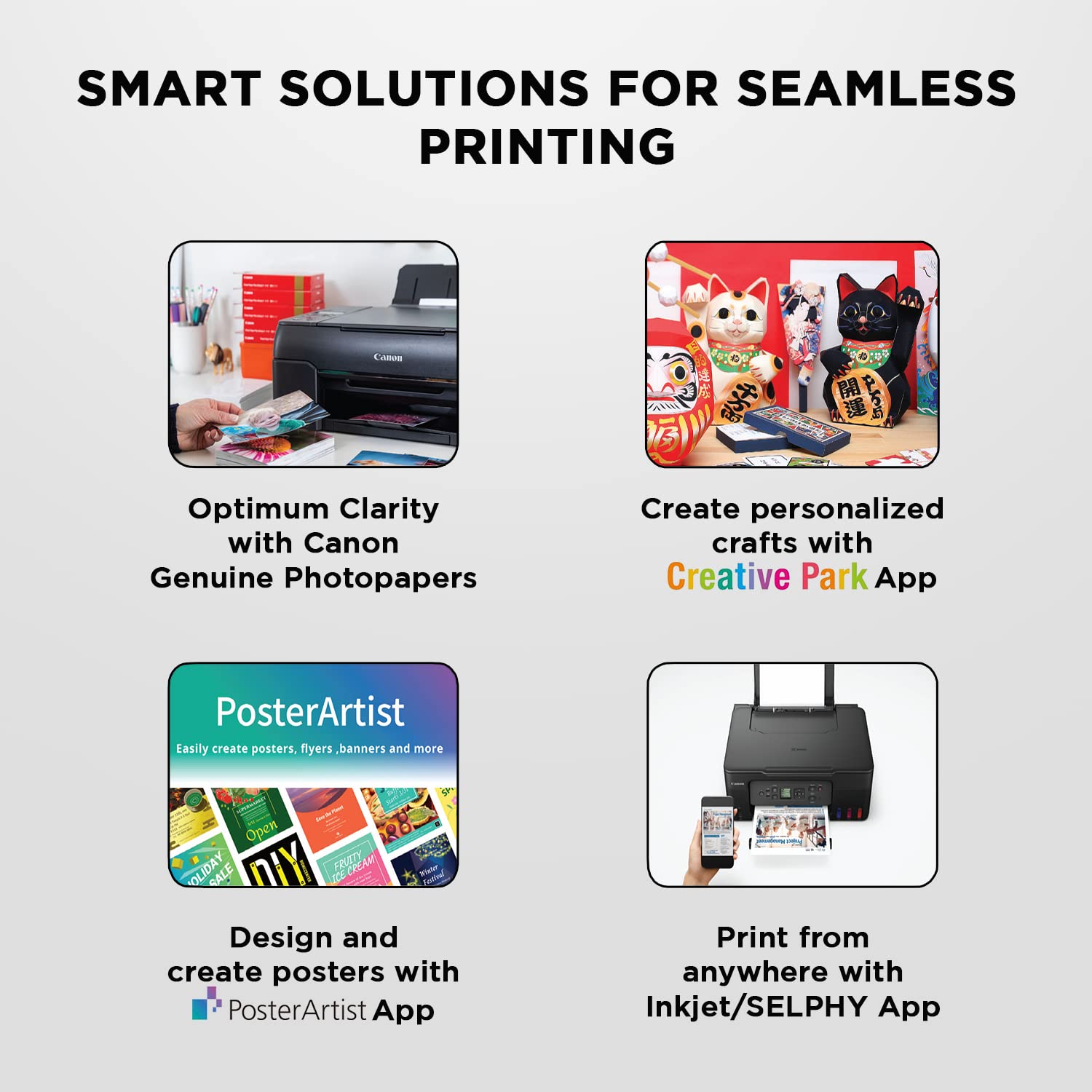 Canon PIXMA MegaTank/Ink Efficient G2012 Multi-function Color Ink Tank Printer (Color Page Cost: 0.32 Rs. | Black Page Cost: 0.09 Rs.) with 2 additional Black (6 Ink Bottles Included)