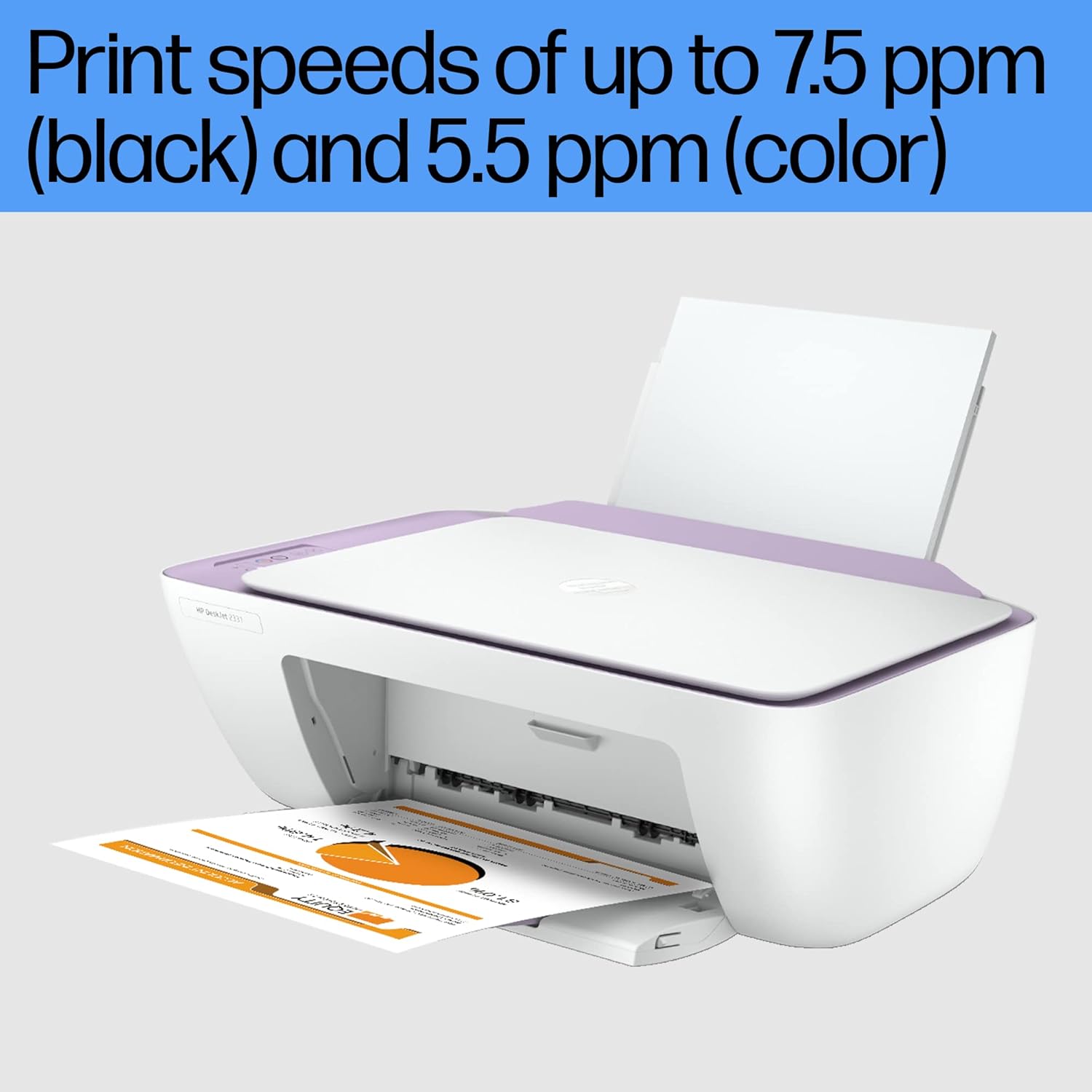 HP DeskJet 2331 Multi-function Color Inkjet Printer with Scanner and Copier , Compact Size, Reliable, Easy Set-Up Through HP Smart App On Your PC Connected Through USB, Ideal for Home (Ink Cartridge)