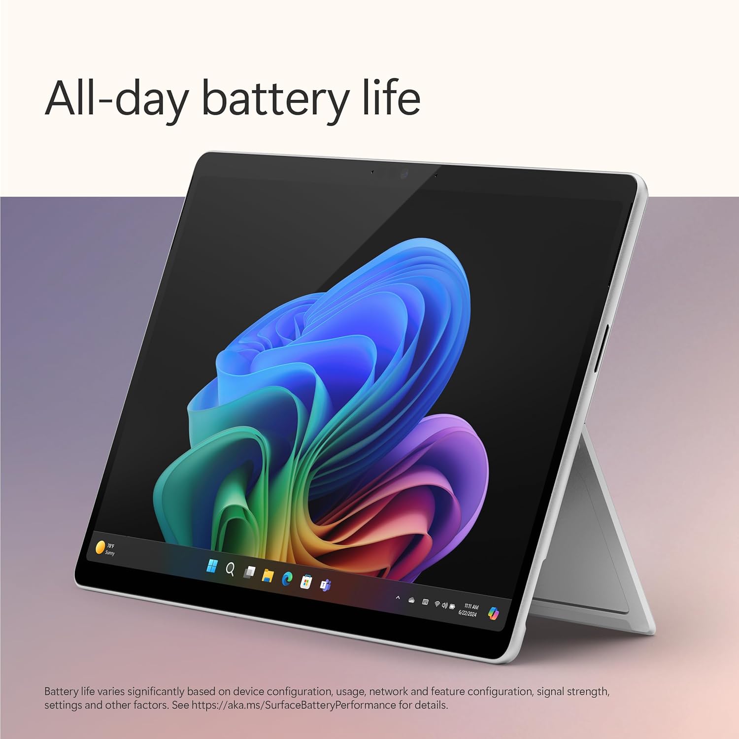 MICROSOFT Surface Pro (11th Edition) AI PC Qualcomm Snapdragon X Plus ZHX-00014 2 in 1 Laptop