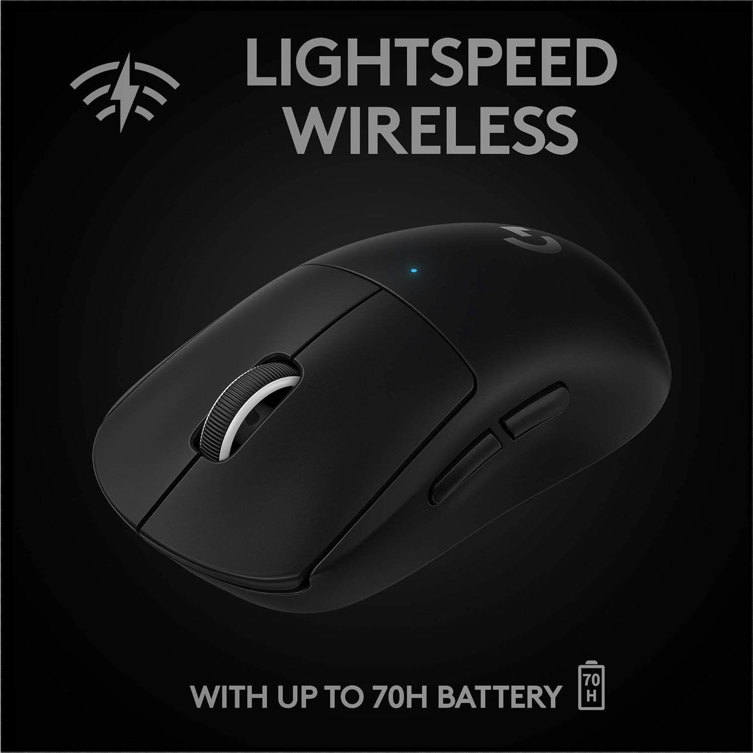 Logitech G PRO X Superlight / Hero 25K Sensor, Adj DPI 25.6K DPI, 5 Programmable Buttons Wireless Optical Gaming Mouse