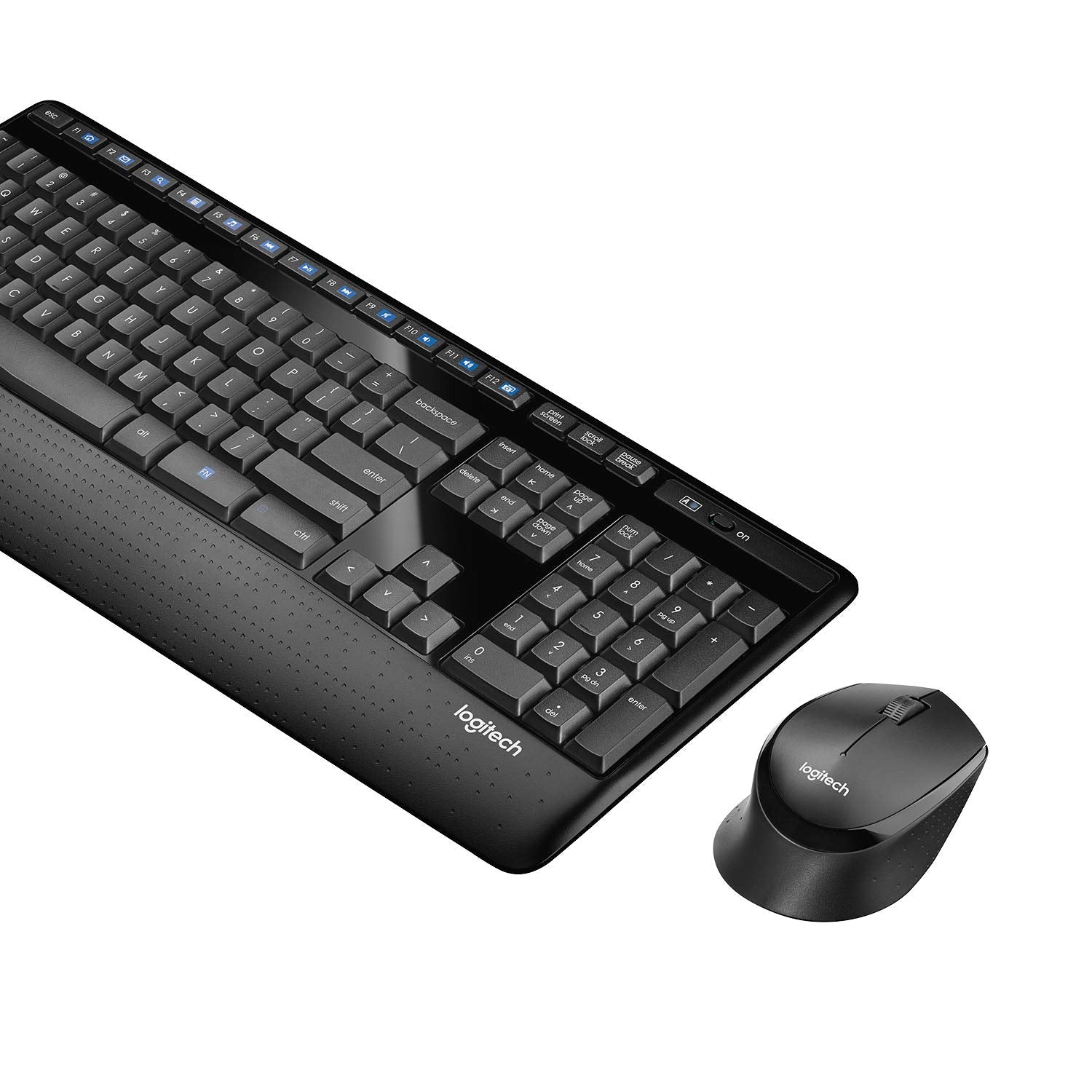 Logitech MK345/Wireless Compact,Win Mac,Desktop,Tablet,Smartphone,LaptopCompatible Wireless Laptop Keyboard (Black)