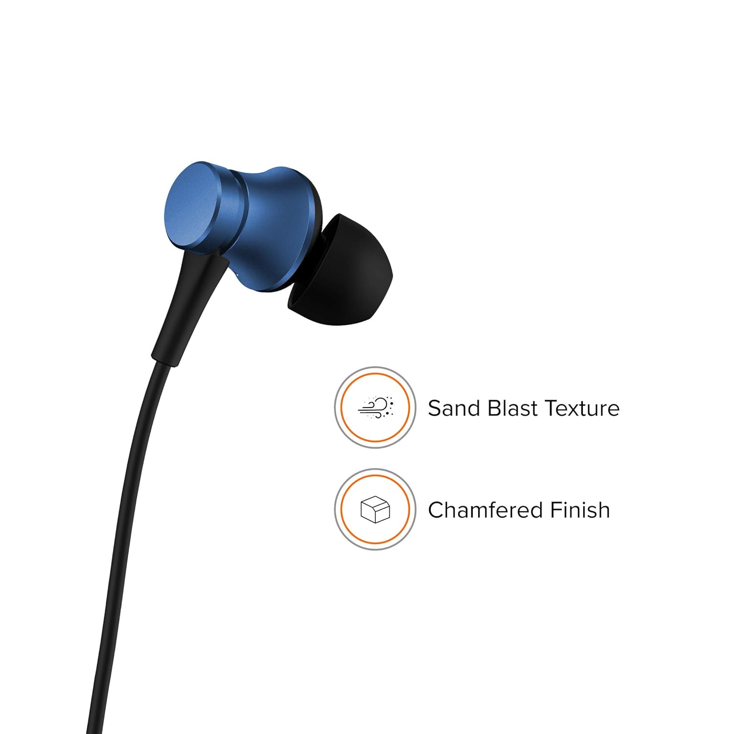 Mi Earphones with Mic, Ultra Deep Bass & Metal Sound Chamber Wired Earphone