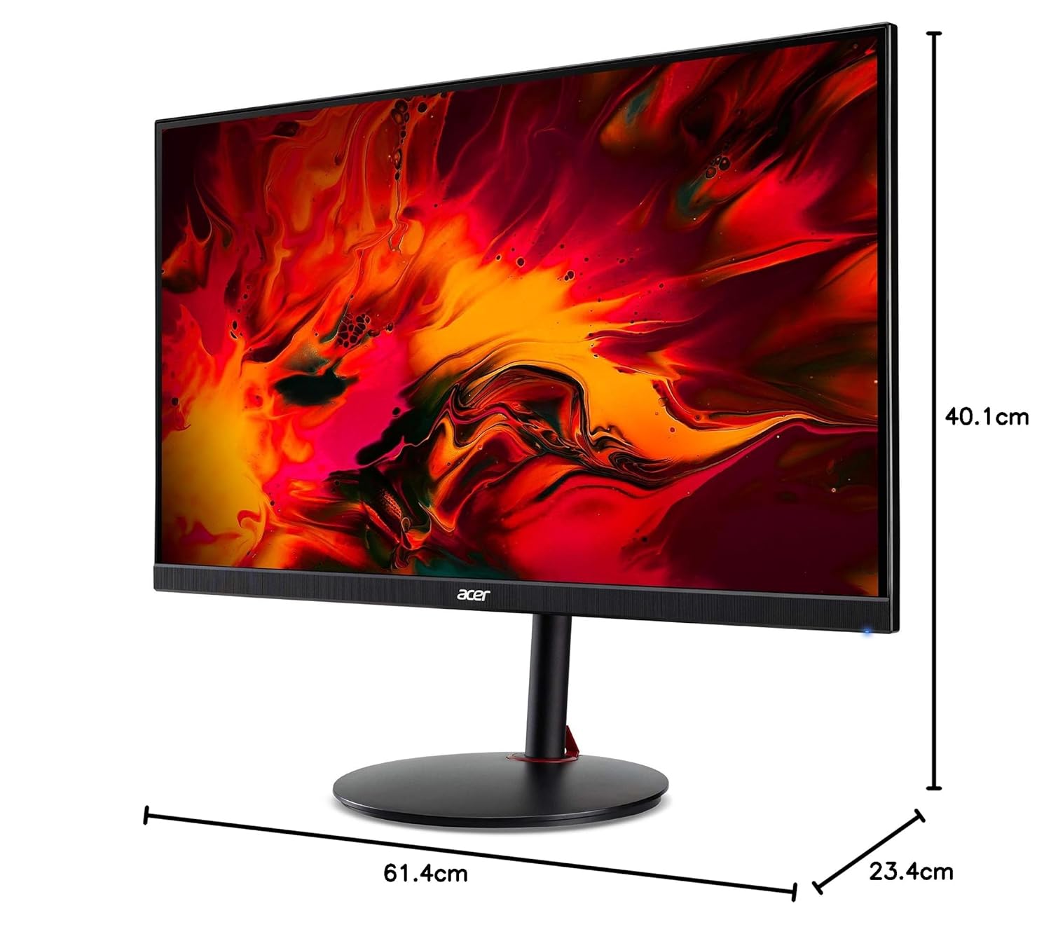 Acer XV2 WQHD LED Backlit IPS Panel with DCI-P3 95%, VESA DisplayHDR 400, Display Widget, VisionCare 2.0 with BlueLightShield Pro, 2X2W Inbuilt Speakers, Black Boost Technology, Ergostand Gaming Monitor
