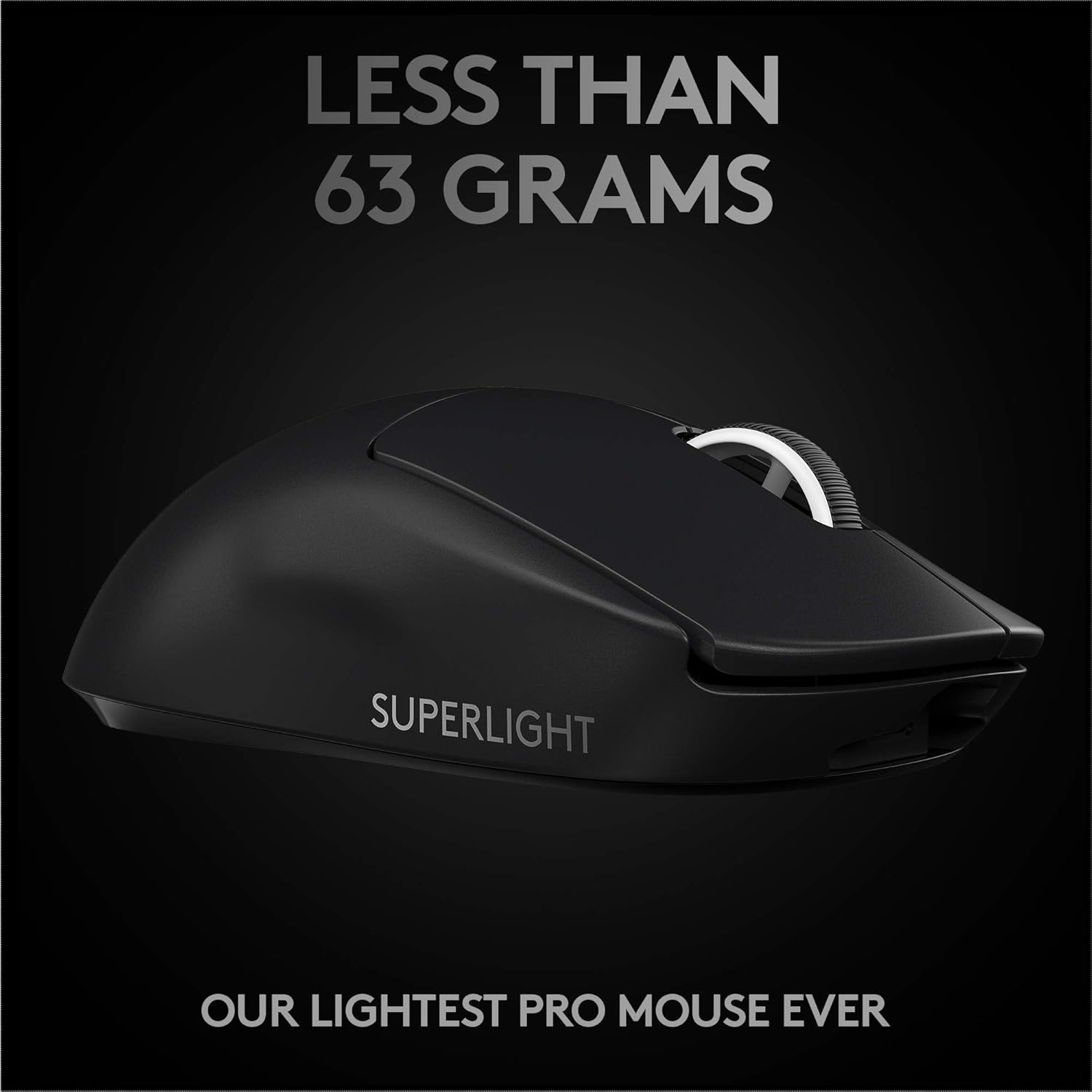 Logitech G PRO X Superlight / Hero 25K Sensor, Adj DPI 25.6K DPI, 5 Programmable Buttons Wireless Optical Gaming Mouse