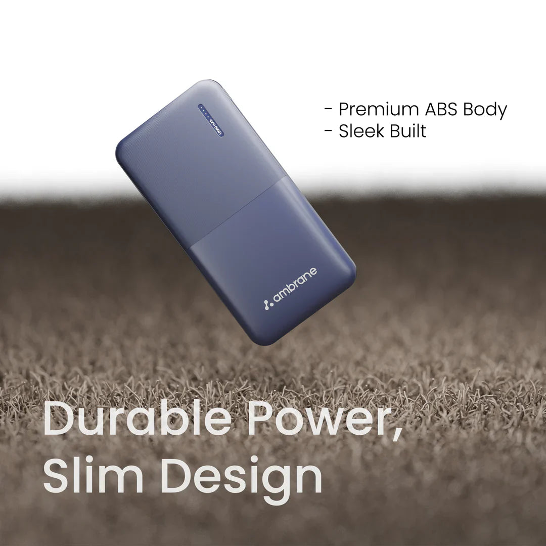 Ambrane 10000 mAh 12 W Capsule Compact Pocket Size Power Bank