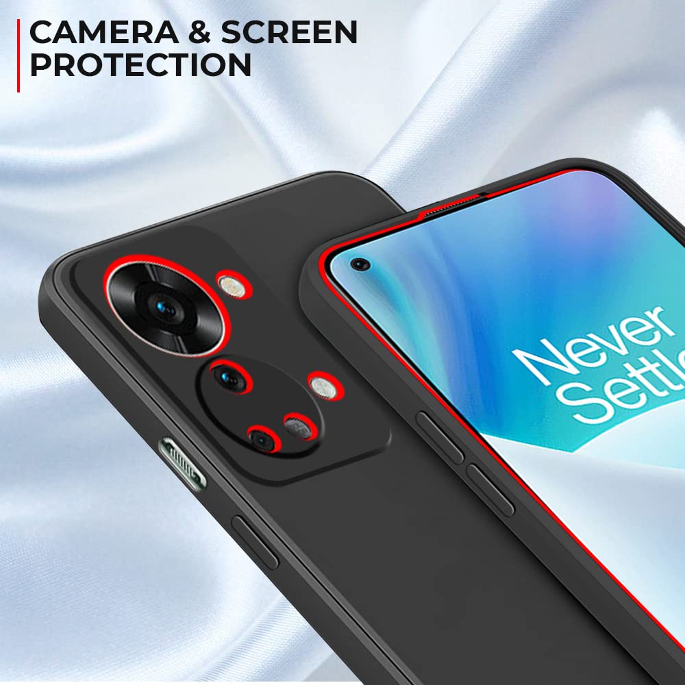 Protect Back Cover for OnePlus Nord 2T 5G Back Cover Camera Protection Soft Silicone Protective Back Cover Designed for OnePlus Nord 2T 5G