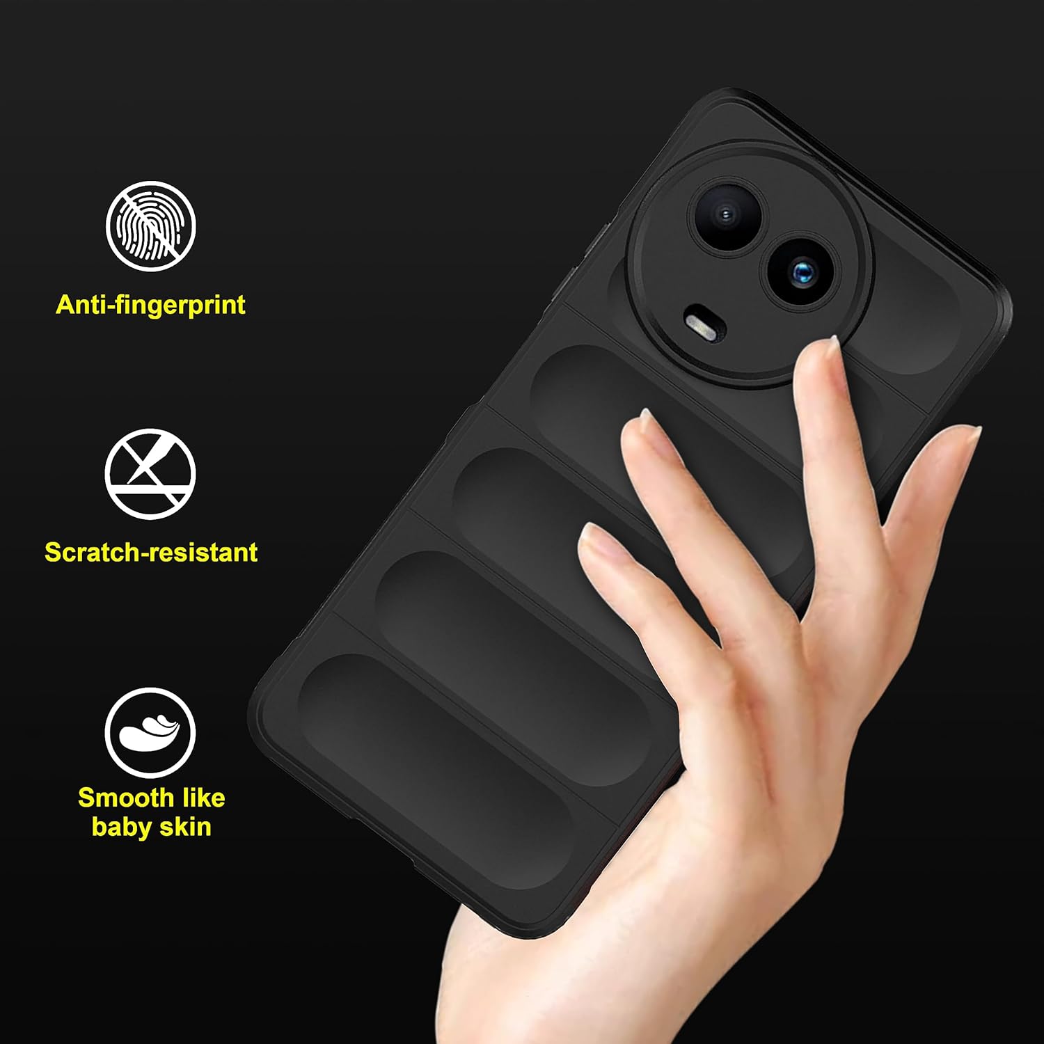 Portect Back Case Cover for Realme C67 5G | Liquid Silicon Case for Realme C67 5G with Camera Protection