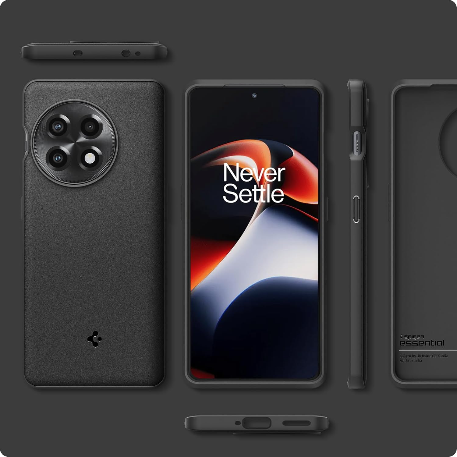 Spigen Essential Sand Blast Back Cover Case Compatible with OnePlus 11R 5G