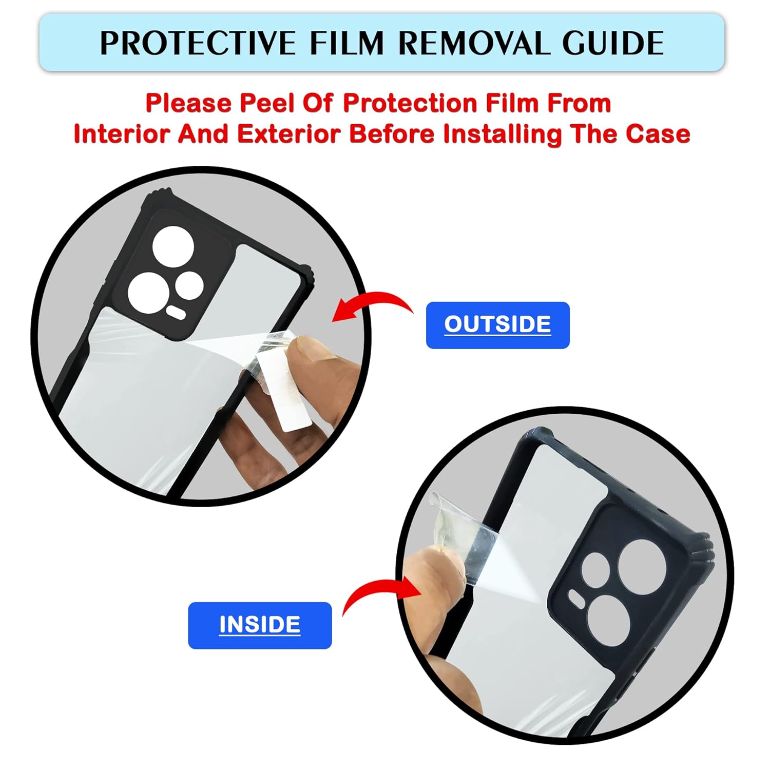 Protect OnePlus Nord 3 (5G) Back Case Cover | Camera Protection Shockproof Bumper-Edge | Acrylic Crystal Clear 360 Degree Protection