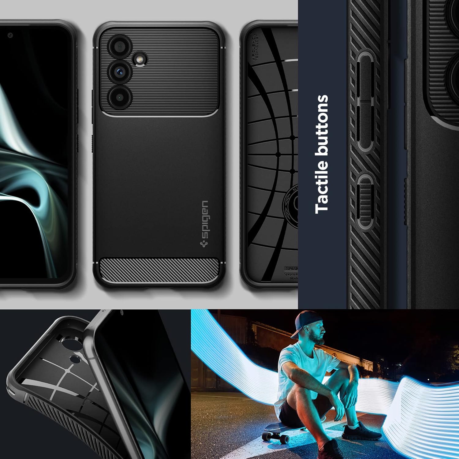 Spigen Rugged Armor Back Cover Case Compatible with Samsung Galaxy A54 5G