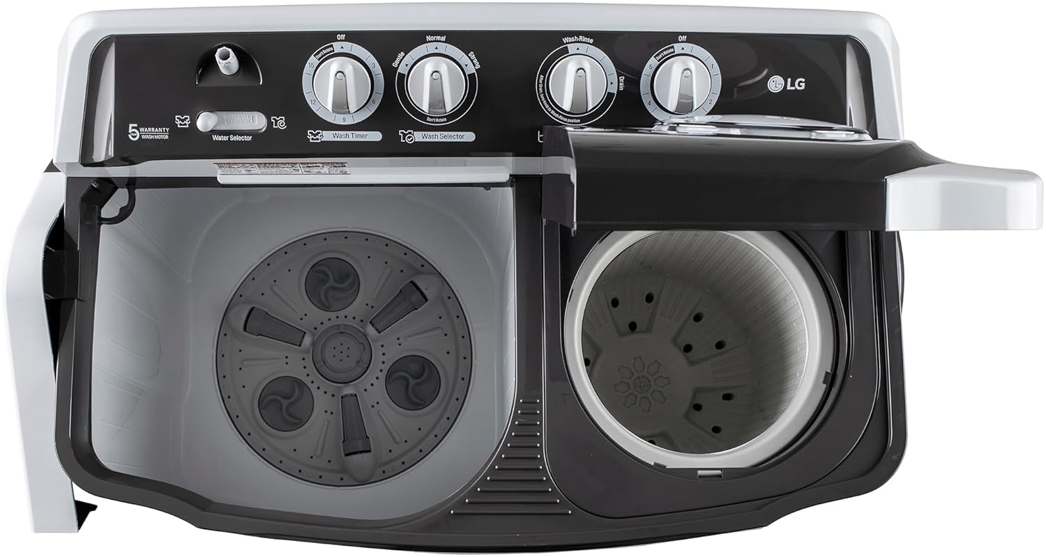 LG 7.5 kg 5 Star Wind jet dry Semi-Automatic Top Load Washing Machine
