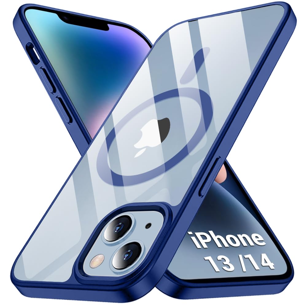 Protect Ultra-Hybrid Back Cover Case for iPhone 14 Compatible with MagSafe | Camera Protection | Crystal Clear Transparent Back Cover