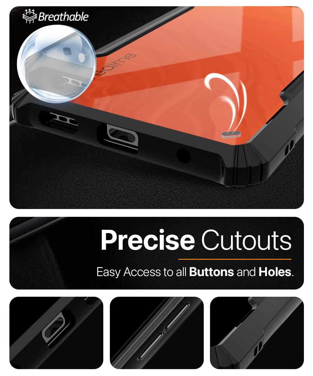 Protect IMAGINE Shock Proof Clear Protective Back Case for Realme GT 7 Pro 5G - AirEDGE Technology | 360 Degree Camera Protection