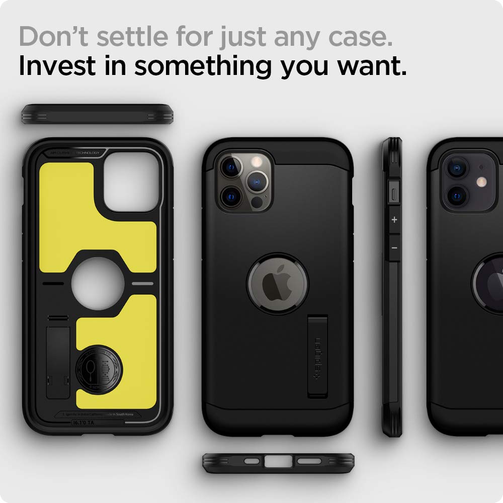 Spigen Tough Armor Back Cover Case Compatible with iPhone 12 Pro Max