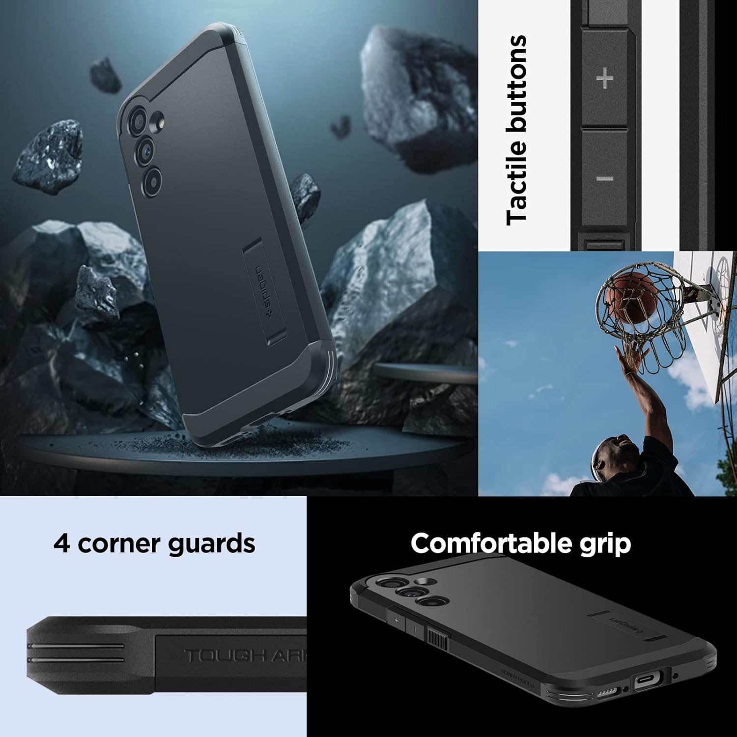Spigen Tough Armor Back Cover Case Compatible with Samsung Galaxy A54 5G
