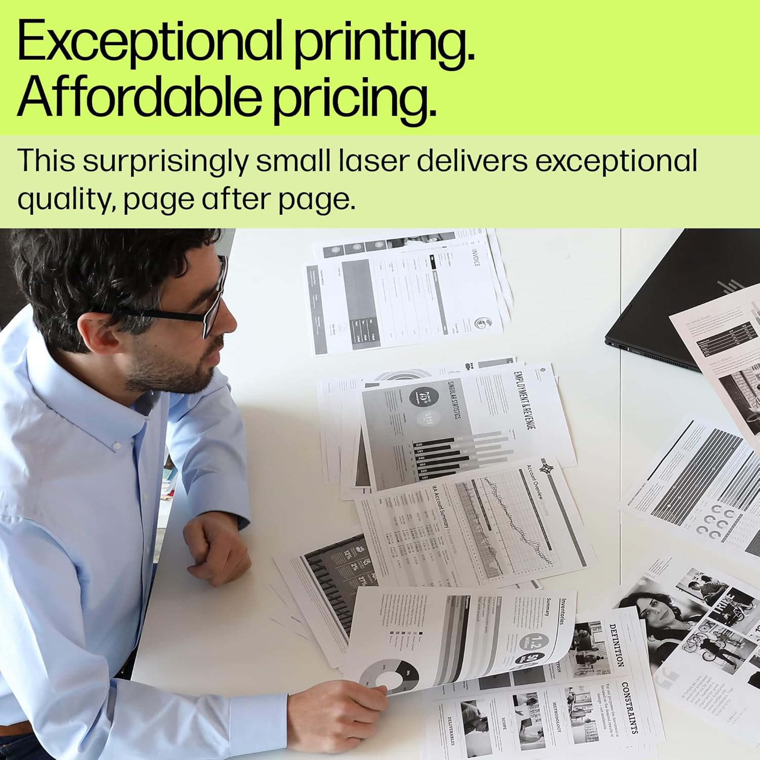 HP MFP 1188A Multi-function Monochrome Laser Printer (Toner Cartridge, 4 Ink Bottles Included)
