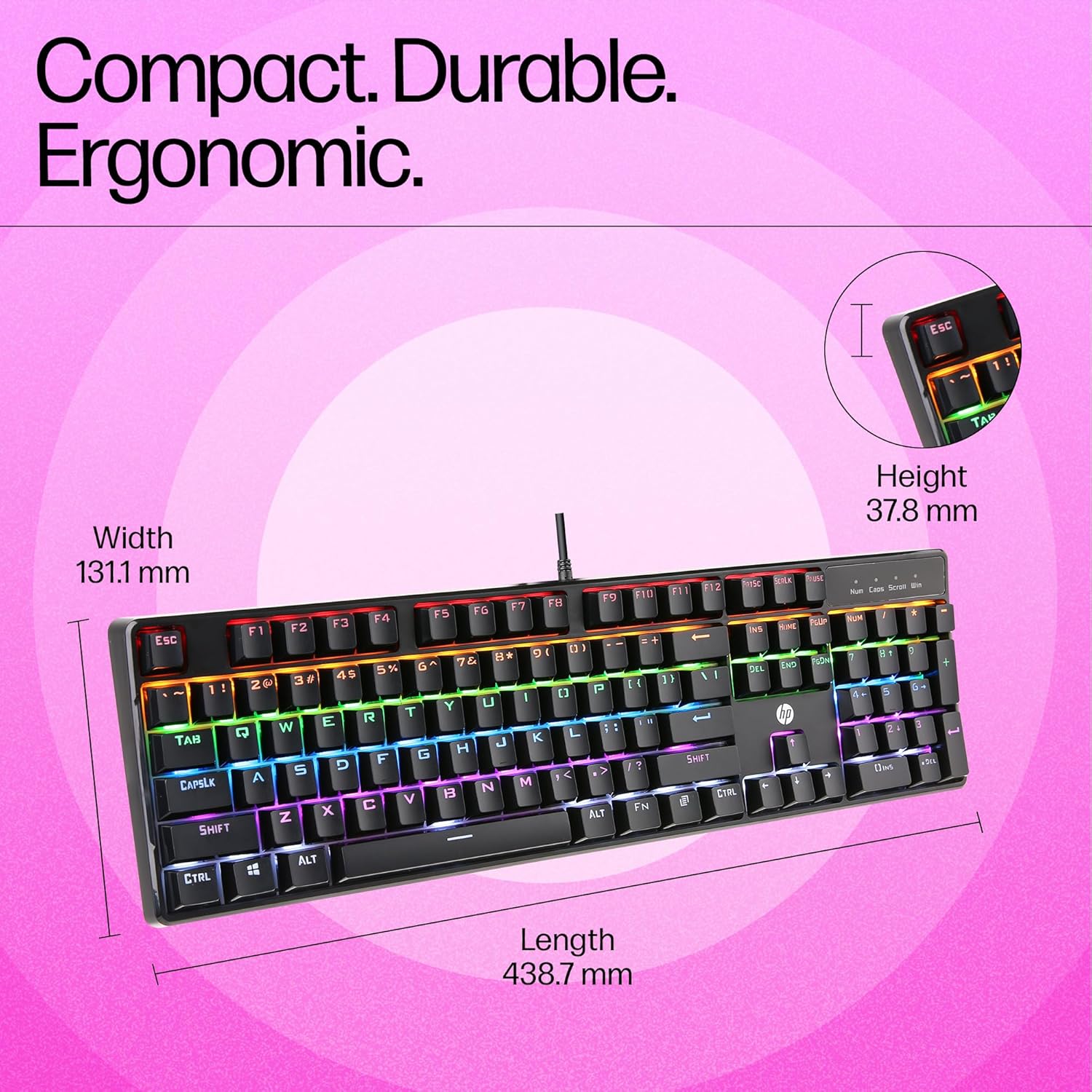 HP GK320 Wired USB Gaming Keyboard