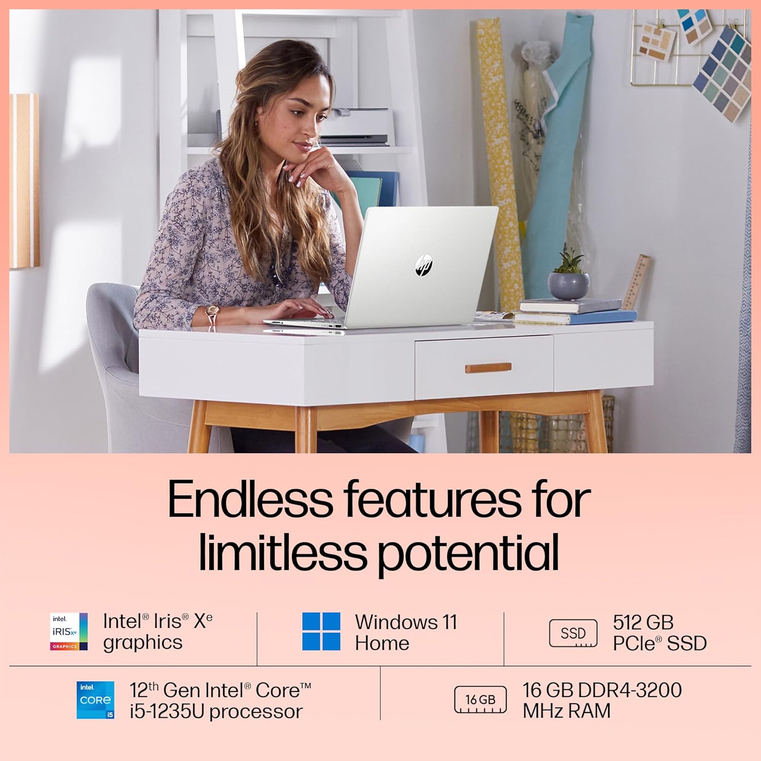 HP Intel Core i5 12th Gen 15S-FY5009TU Thin and Light Laptop