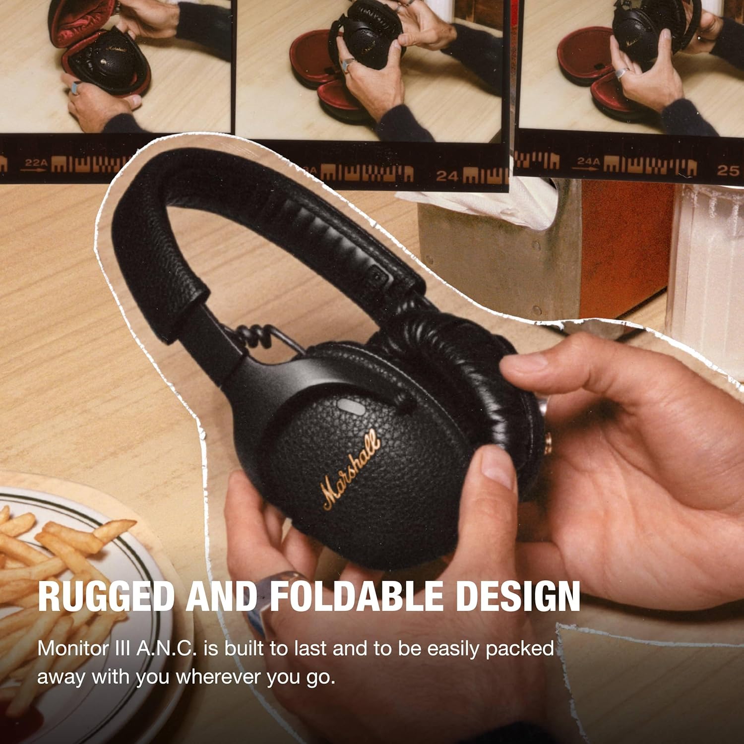 Marshall Monitor III Active Noise Canceling Over-Ear Headphones Bluetooth Headphones