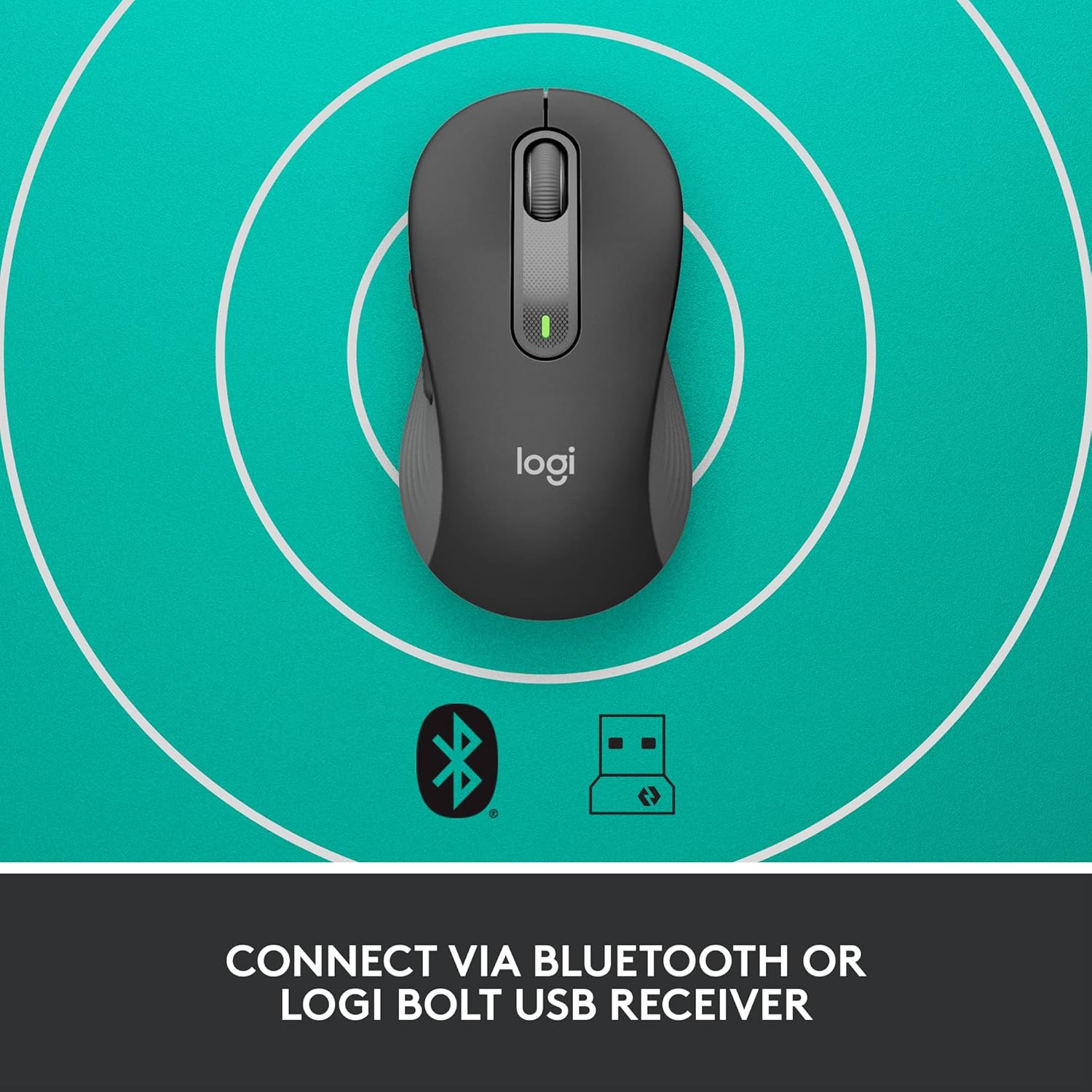Logitech M650 Silent -Small to Medium Sized Hands Wireless Optical Mouse