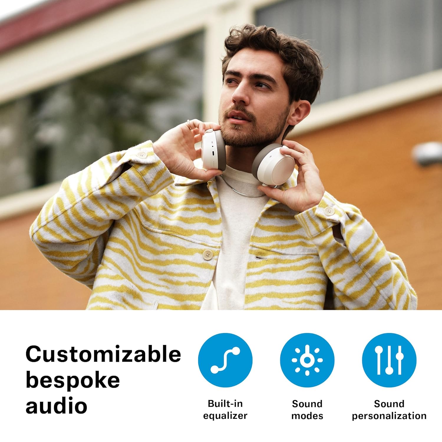 Sennheiser MOMENTUM 4 Wireless designed in Germany with Adaptive ANC and 60 hours battery Bluetooth Headphone