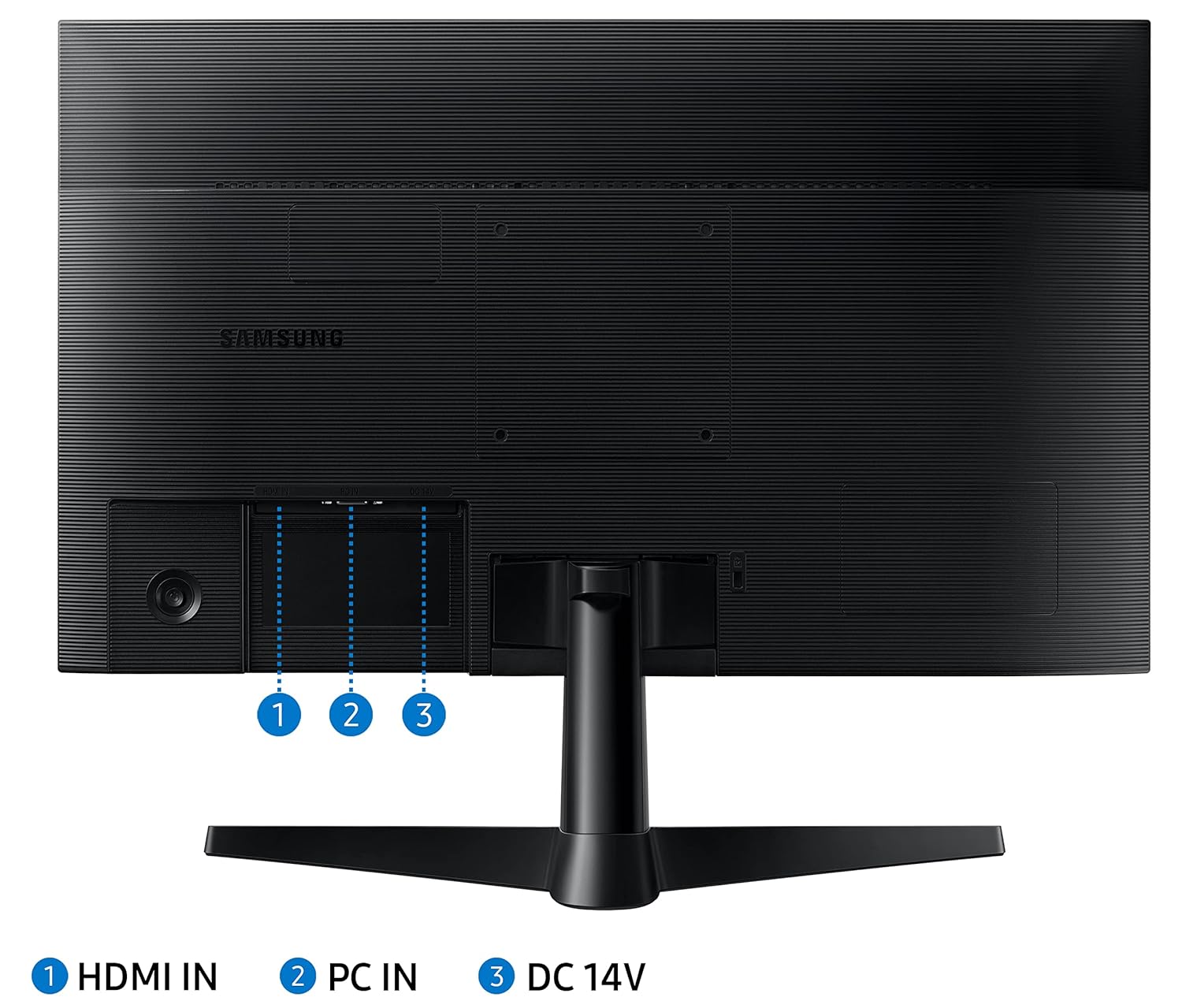 Samsung Full HD LED Backlit IPS Panel with 3-Sided Borderless Display, Game & Free Sync Mode, Eye Saver Mode & Flicker Free Monitor