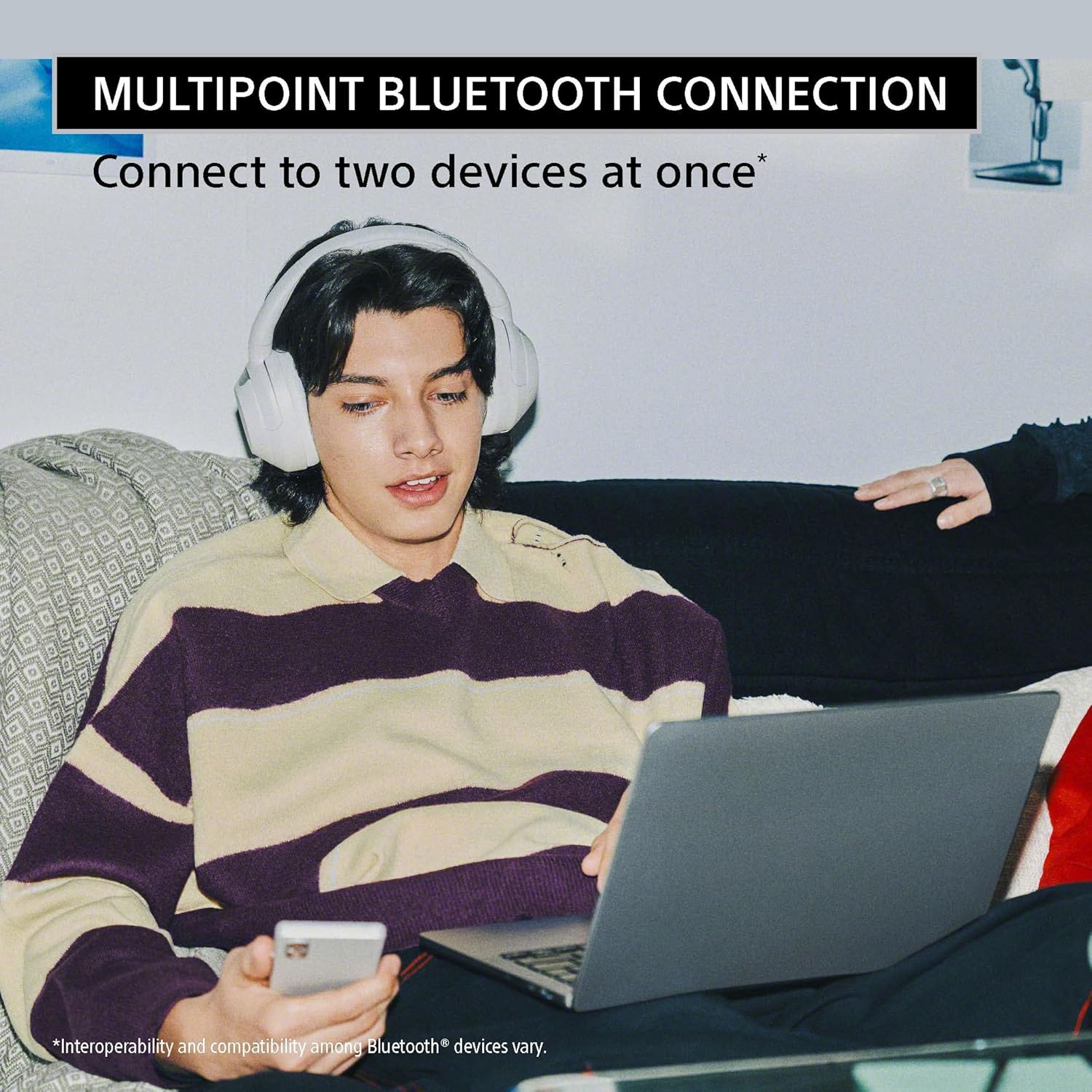 SONY ULT WEAR Noise Cancelling with Massive Bass & Comfortable Design Bluetooth Headphone
