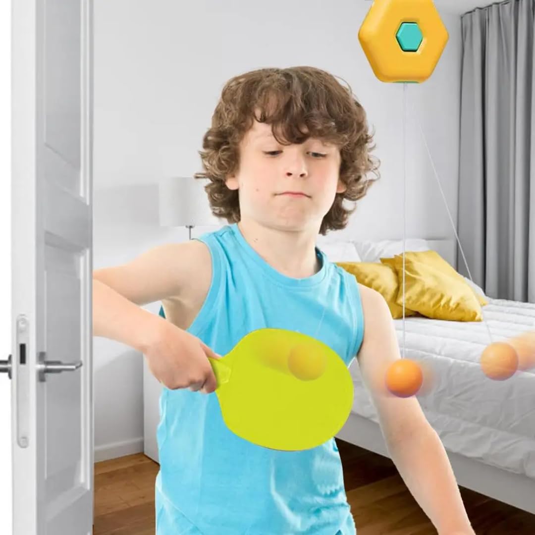 Storio Hanging Table Tennis Trainer Ball Set Ping Pong Indoor Games for Kids