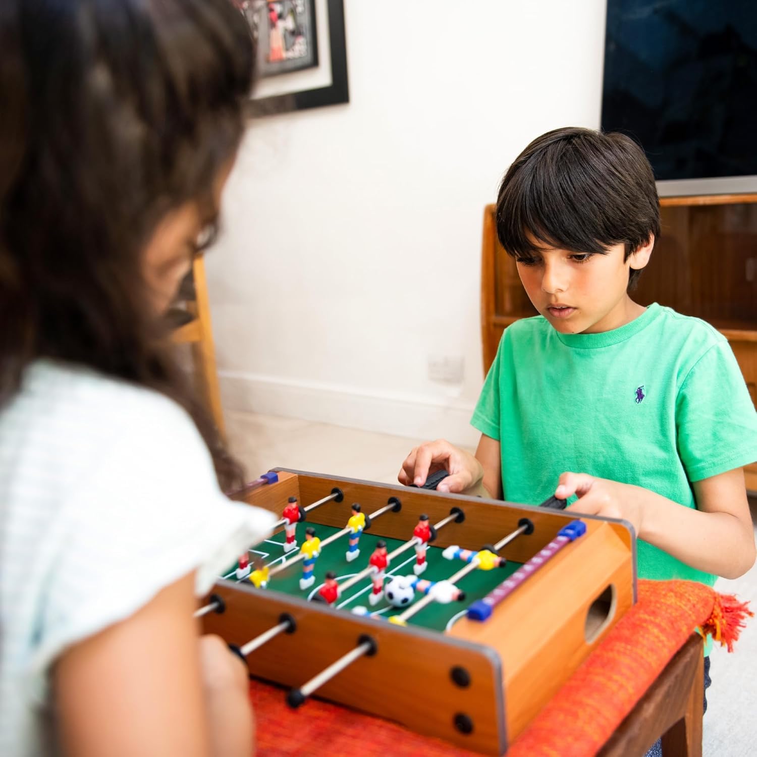 Storio Table Football Game - Foosball (Medium) | Table Soccer Game Board | Indoor Sport Games