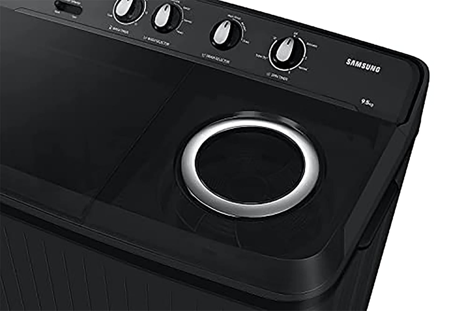 Samsung 9.5 kg, 5 Star, Hexa Storm Pulsator, Semi-Automatic Top Load Washing Machine