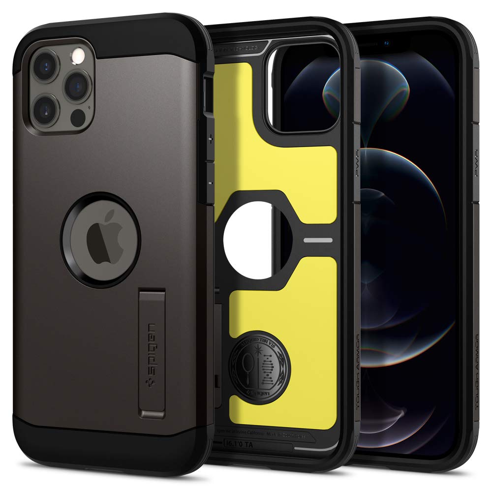 Spigen Tough Armor Back Cover Case Compatible with iPhone 12 Pro Max