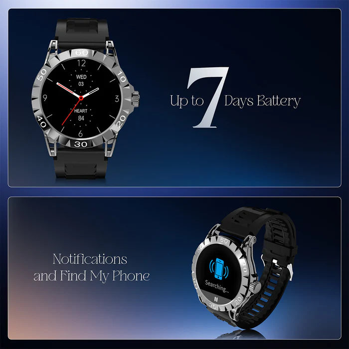 boAt Enigma Orion Luxury Series w/ 3.53cm HD Display, BT Calling & Functional Crown Smartwatch