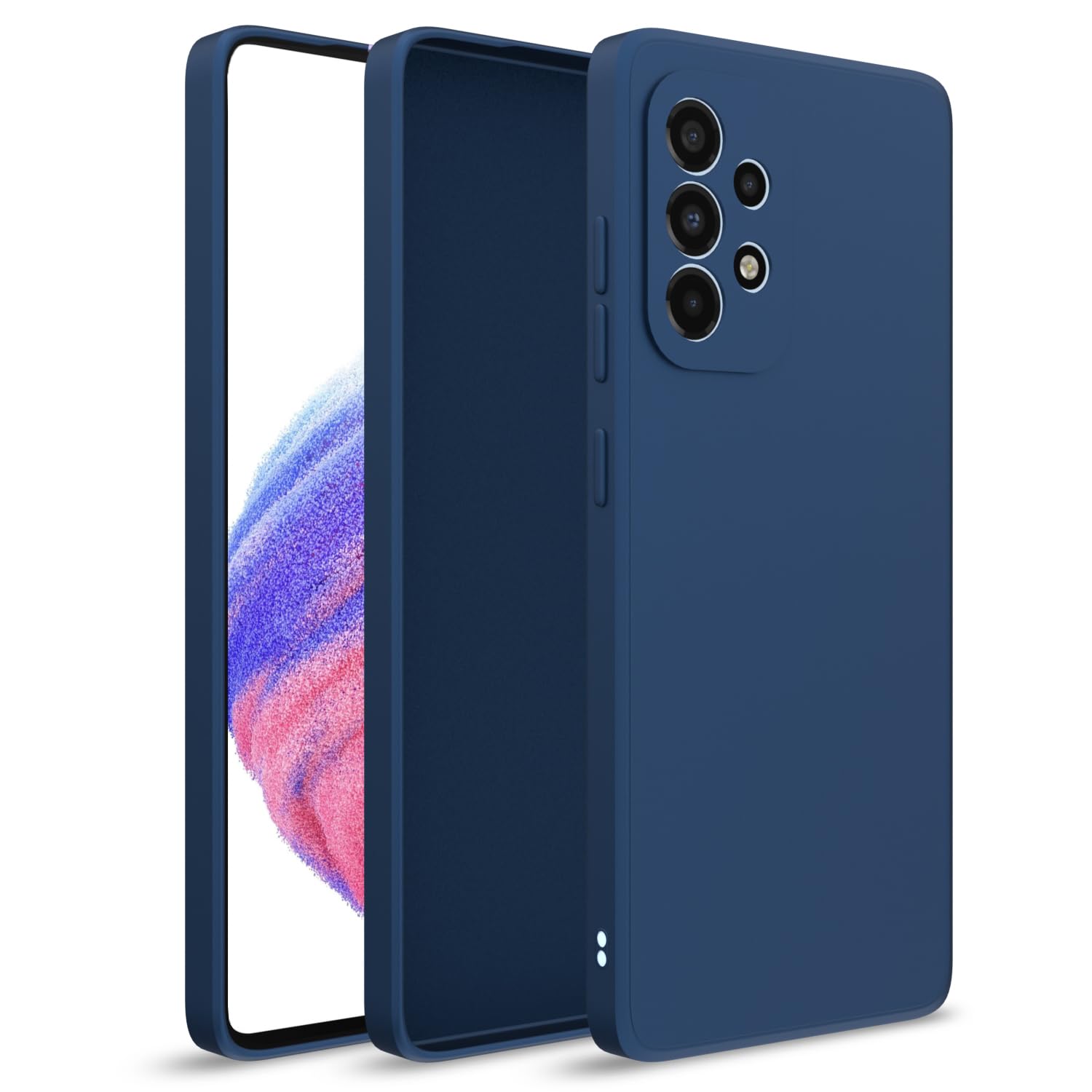 Protect Samsung Galaxy A53 5G Back Cover Soft Matte Liquid Silicone TPU | Camera Protection | Shockproof Slim Back Case for Samsung Galaxy A53 5G