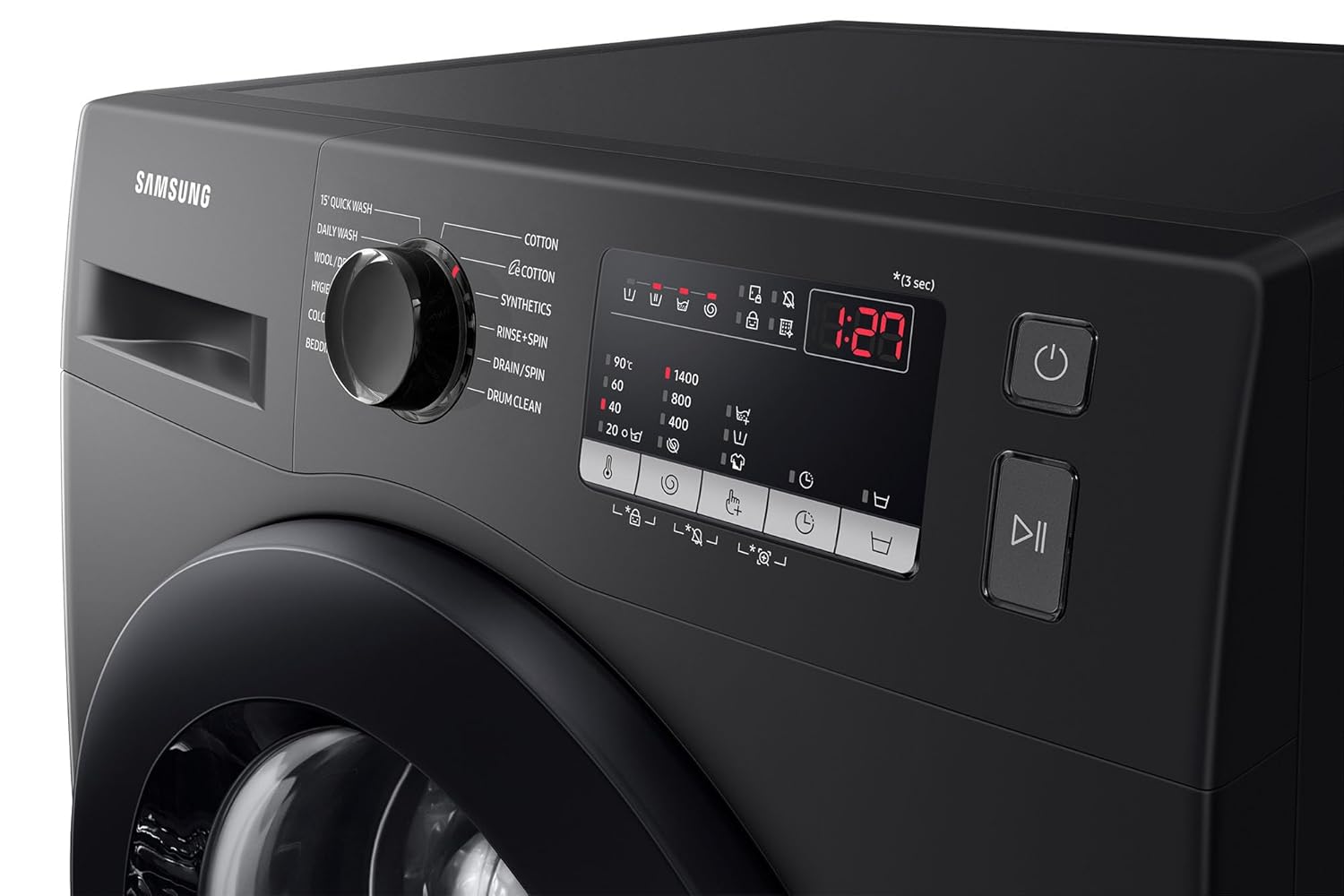 Samsung 9 kg, 5 Star, Hygiene Steam with Inbuilt Heater, Digital Inverter, Fully-Automatic Front Load Washing Machine