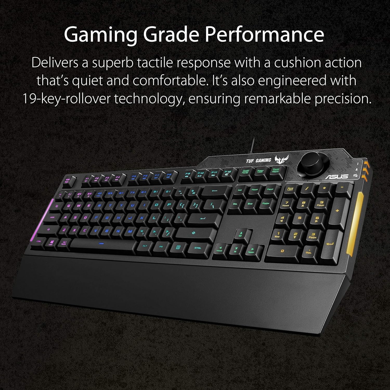 ASUS TUF Gaming K1 - RA04 Wired USB Gaming Keyboard