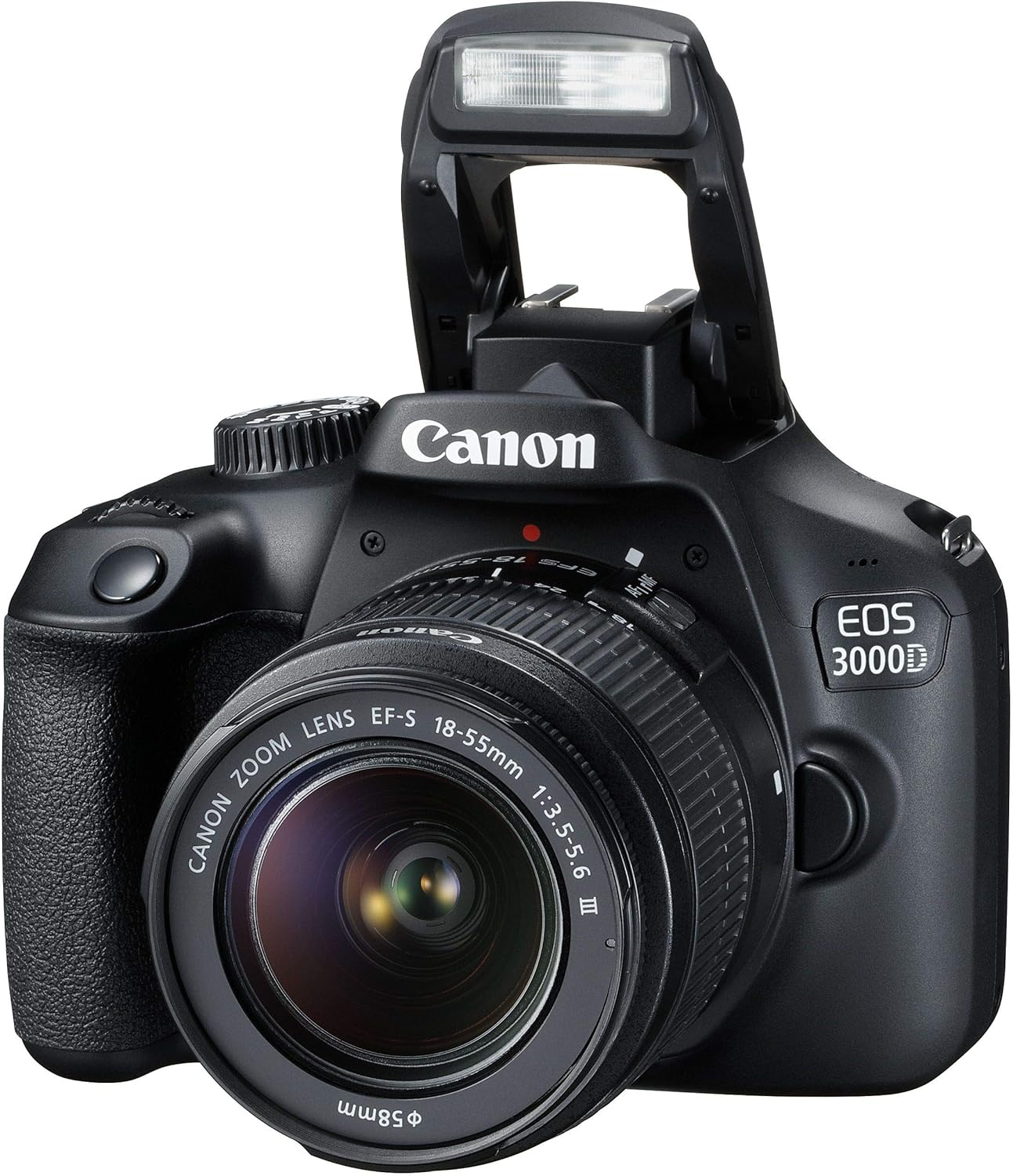 Canon EOS 3000D DSLR Camera 1 Body, 18 - 55 mm Lens