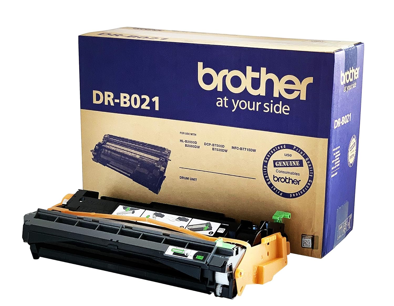 brother DR-B021 Drum Cartridge, Gray, Standard Black Ink Cartridge