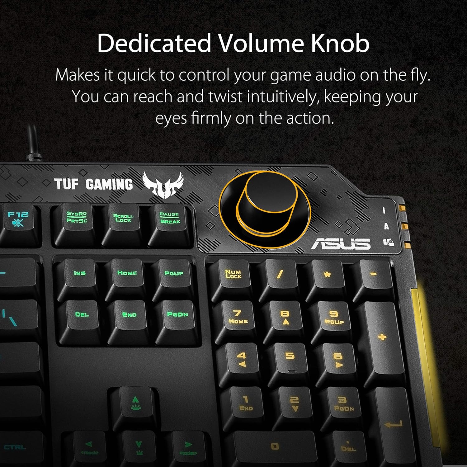 ASUS TUF Gaming K1 - RA04 Wired USB Gaming Keyboard