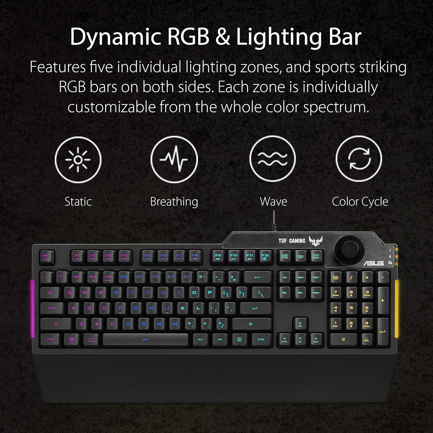 ASUS TUF Gaming K1 - RA04 Wired USB Gaming Keyboard
